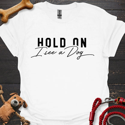 Hold on - I see a dog! - Print