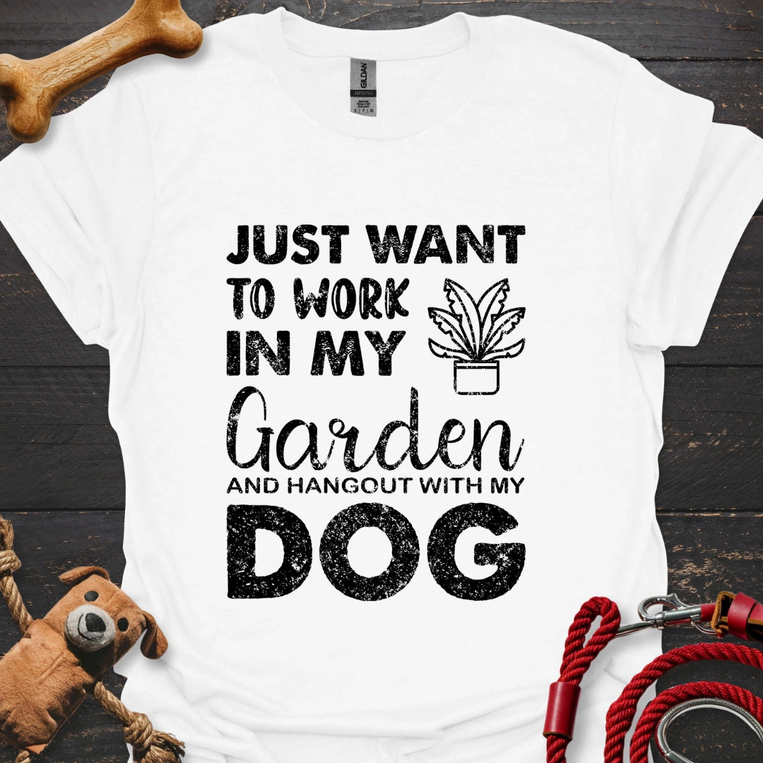 Work in my garden and hangout with my dog