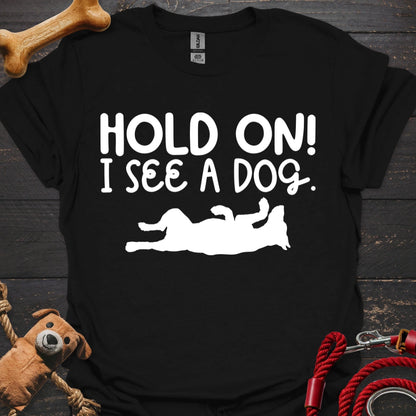 Hold on - I see a dog!