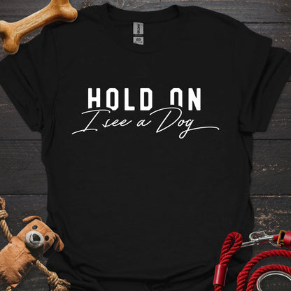 Hold on - I see a dog! - Print