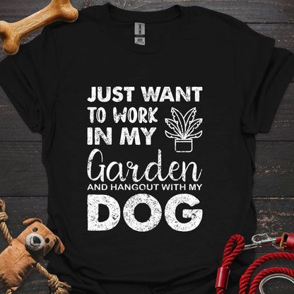 Work in my garden and hangout with my dog