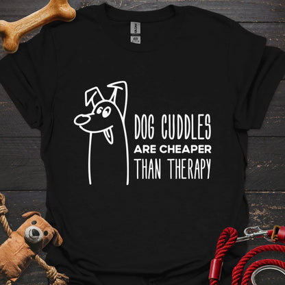 Dog cuddles are cheaper than therapy