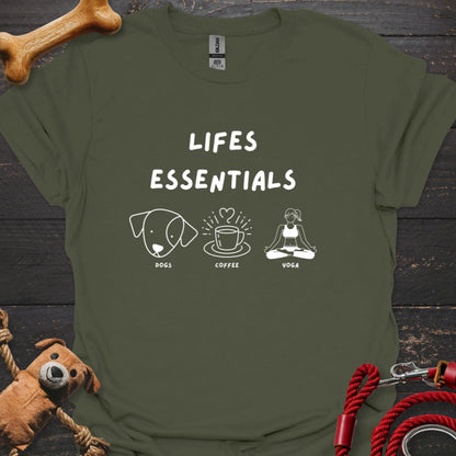 Lifes Essentials - Dogs, Coffee, Yoga