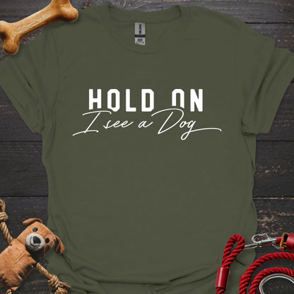 Hold on - I see a dog! - Print