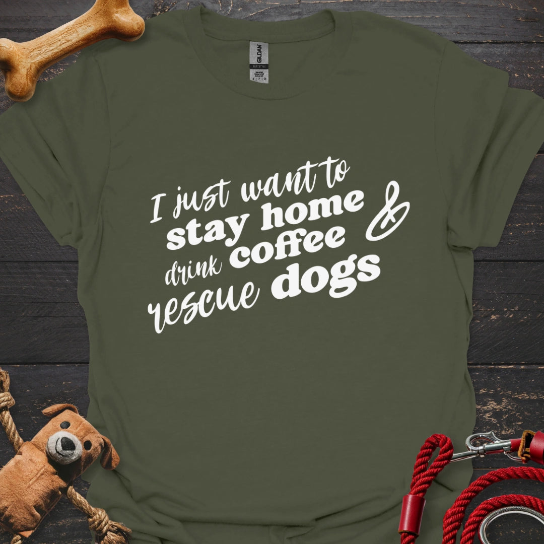 Stay home, drink coffee & rescue dogs