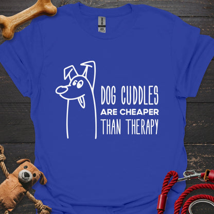 Dog cuddles are cheaper than therapy