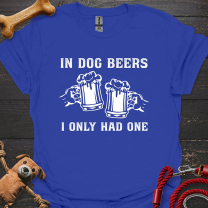 In Dog Beers I only had one