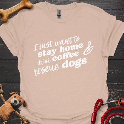 Stay home, drink coffee & rescue dogs