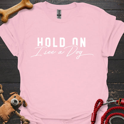 Hold on - I see a dog! - Print